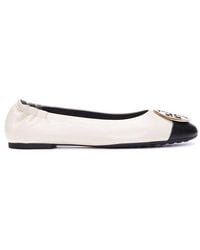 Tory Burch - Quilted Leather Ballet Flats - Lyst