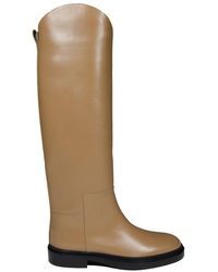Jil Sander - Almond-Toe Knee-Length Boots - Lyst