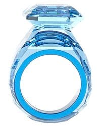 Swarovski - Lucent Cocktail Octagon-cut Ring - Lyst