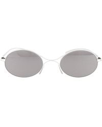 Mykita - X Maison Margiela Oval Frame Sunglasses - Lyst