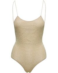 Oséree - 'lumière Maillot' Swimsuit With Open Back In Lurex - Lyst