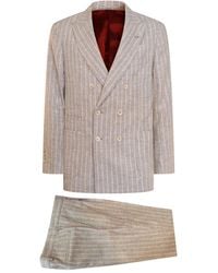 Brunello Cucinelli - Wool Suit - Lyst