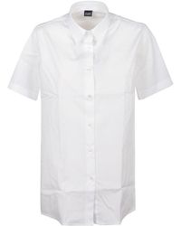 Fay - Buttoned Short Sleeved Shirt - Lyst