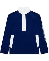 PUMA - Long-Sleeved Half-Zip Sweatshirt - Lyst