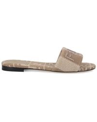 Fendi - Signature Jacquard Sandal - Lyst