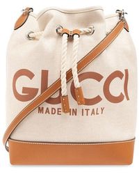 Gucci - GG Printed Small Shoulder Bag - Lyst