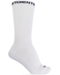 Vetements - Logo Intarsia Socks - Lyst