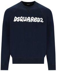 DSquared² - D2 Cool Blue Sweatshirt - Lyst
