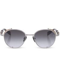 BALMAIN EYEWEAR - Round Frame Sunglasses - Lyst
