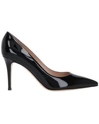 Gianvito Rossi - Pointed-toe Heeled Pumps - Lyst
