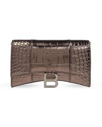 Balenciaga - Hourglass Chained Wallet - Lyst
