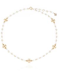 Tory Burch 'roxanne' Necklace - White