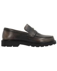 Loewe - Round-toe Chunky Loafers - Lyst