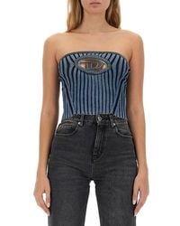 DIESEL - M-clarksville Bouclé Bandeau Midnight/blue - Lyst