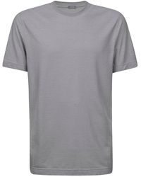 Zanone - Crewneck Short-sleeved T-shirt - Lyst