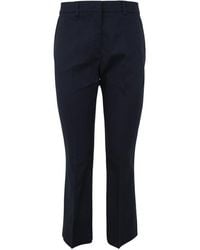Seventy - Mid-rise Bootcut Cropped Trousers - Lyst