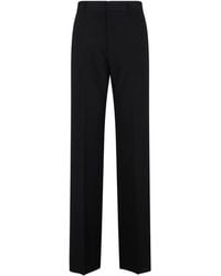 Givenchy - Wool Raw Cut Slim Fit Pants For Fw23 - Lyst