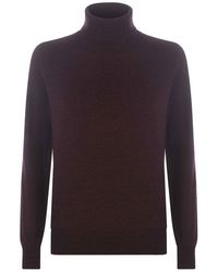 A.P.C. - . Sweaters Bordeaux - Lyst