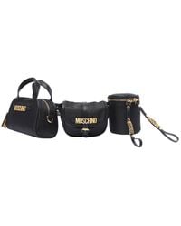 Moschino - Logo-lettering Zip Fastened Belt Bags - Lyst