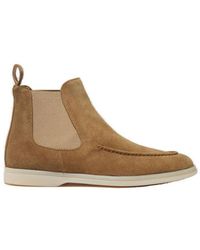 SCAROSSO - Eugenia Slip-On Ankle Boots - Lyst