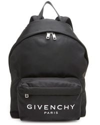 Givenchy - Paris Logo Zipped Backpack - Lyst