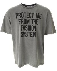 Moschino - Slogan-printed Crewneck T-shirt - Lyst