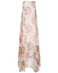 Loewe - Sleeveless Asymmetric Hem Maxi Dress - Lyst