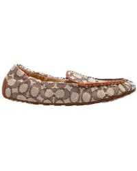 COACH - Ronnie Monogrammed Slip-On Loafers - Lyst