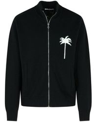 Palm Angels - Cotton Blend Sweater - Lyst