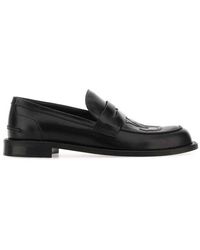 JW Anderson - Logo Embroidered Slip-on Loafers - Lyst