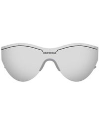 Balenciaga - Shield Frame Sunglasses - Lyst