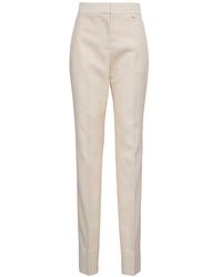 Givenchy - High-waisted Slim-fit Trousers - Lyst