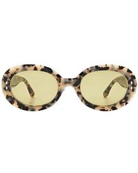 Isabel Marant - Oval Frame Sunglasses - Lyst