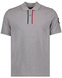 Moncler - Logo-embroidered Polo Shirt - Lyst