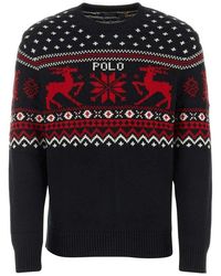 Polo Ralph Lauren - Fair Isle In Cotton And Cashmere-blend Sweater - Lyst