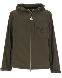 Moncler - Fuyue Logo Patch Zip-up Jacket - Lyst
