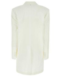 Sportmax Aceri Long Sleeved Jacket in White | Lyst