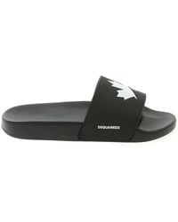 DSquared² - Logo Slippers - Lyst
