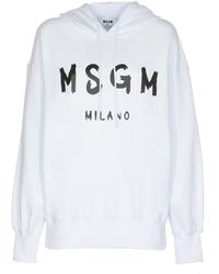 MSGM - Sweaters White - Lyst