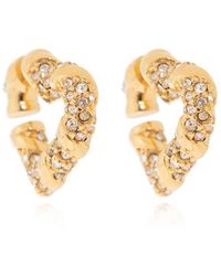 Lanvin - Heart-shaped Earrings, - Lyst