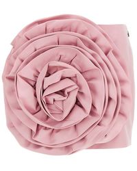 ROTATE BIRGER CHRISTENSEN - 'Satin Big Flower' Skirt - Lyst