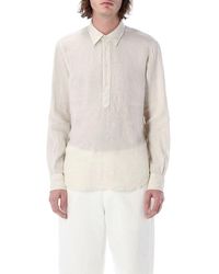 Aspesi - Linen Shirt - Lyst