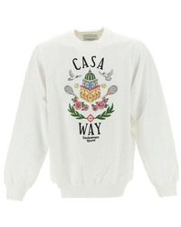 Casablancabrand - Casa Way Crewneck Sweatshirt - Lyst