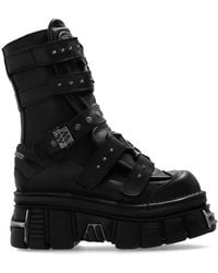 Vetements - X New Rock Platform Ankle Boots - Lyst