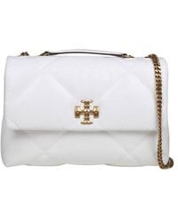 Tory Burch - Kira Diamond Quilted White Color - Lyst