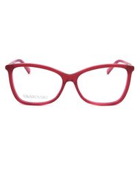 Swarovski - Square Frame Glasses - Lyst