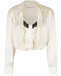 T By Alexander Wang - Button Down - Lyst