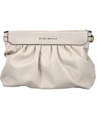 Isabel Marant Miniluz Mini Clutch Bag - White