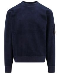 C.P. Company - Reverse Brushed Crewneck Sweatshirt - Lyst