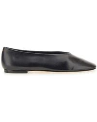 Aeyde - Aeyde Kirsten Square Toe Ballerina Shoes - Lyst